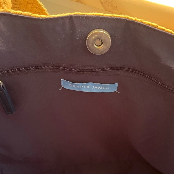 Draper James Tan Woven Tote Bag - Picture 5 of 11